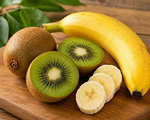 Crème glacée Kiwi banane avec la Ninja Swirl
