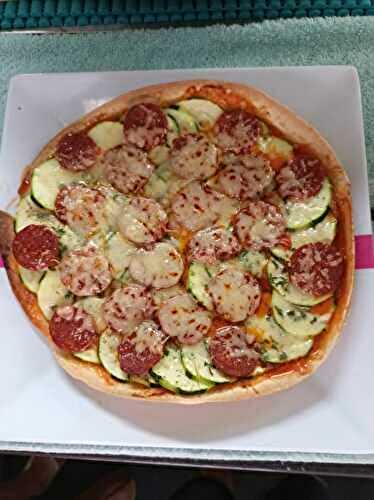 Wrap tomaté courgette, chorizo et Comté au combi ninja