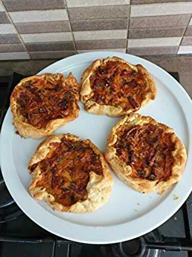 Feuilletée lardons volailles cheddar au combi Ninja