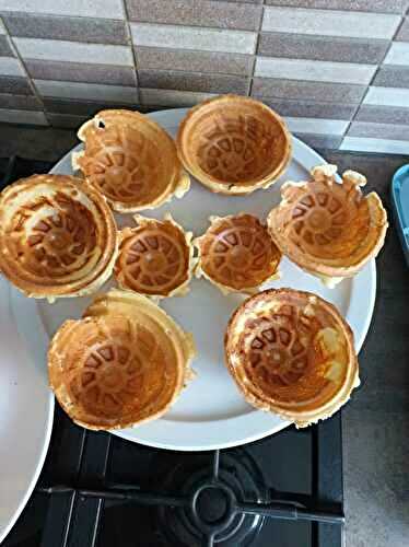 Gaufres coupelles au gaufrier Starblue*