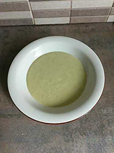 Velouté de brocolis et haricots blancs au Robby robicook