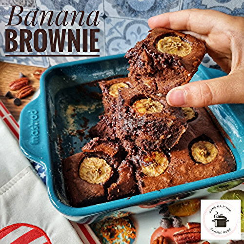 Banana brownie, sans beurre, au Companion ou non