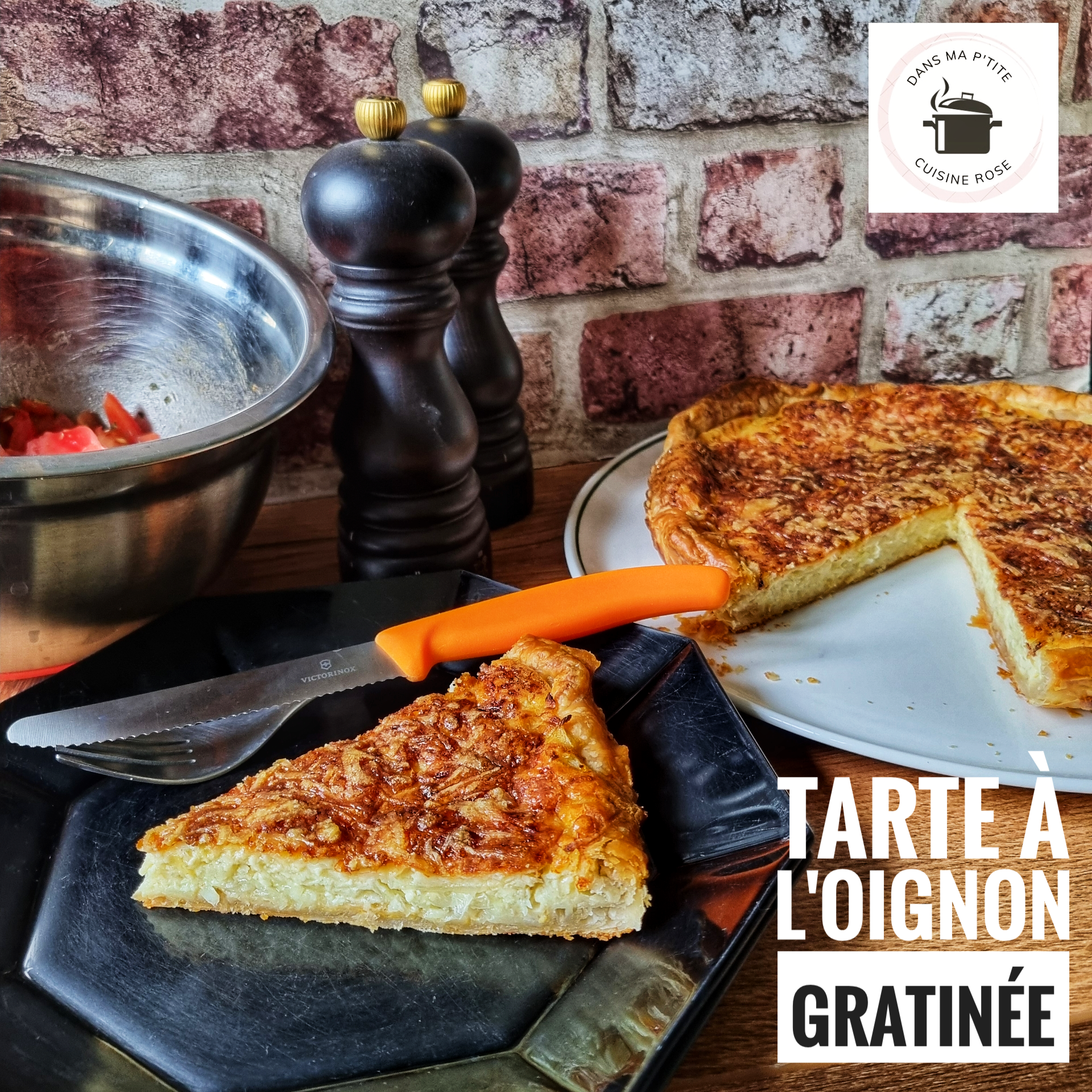 Tarte à l’oignon gratinée (au Companion ou non)