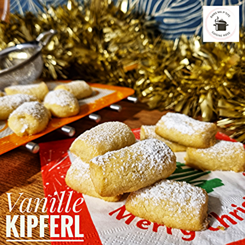 Vanille kipferl selon Felder, bredele ou petits gâteau de Noël à la vanille (au Companion ou non)