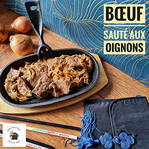 Boeuf sauté aux oignons