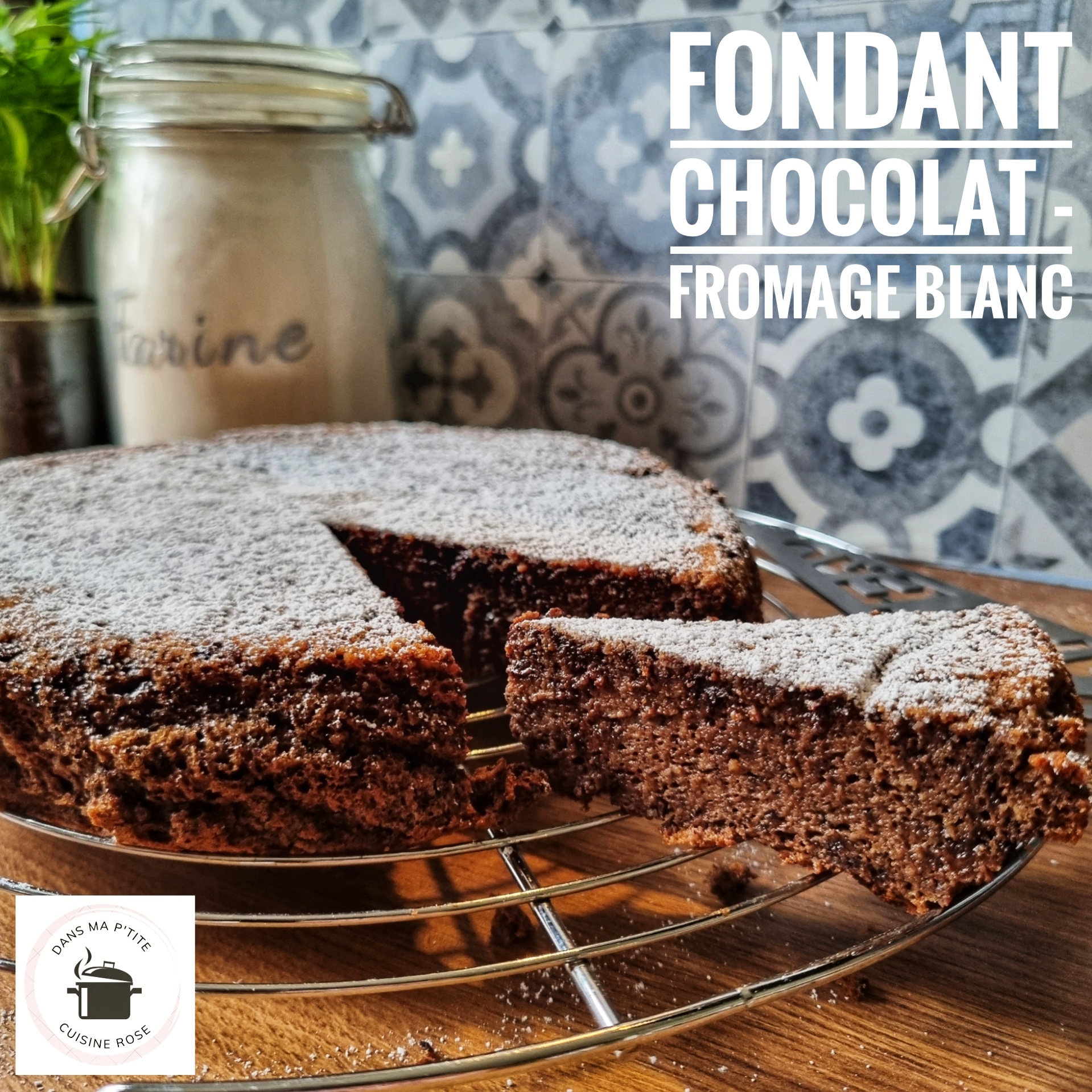 Fondant chocolat au fromage blanc, comme un cheesecake (au Companion ou non)