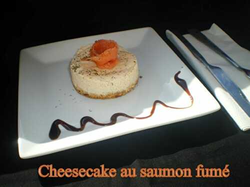 Cheesecake au saumon fumé