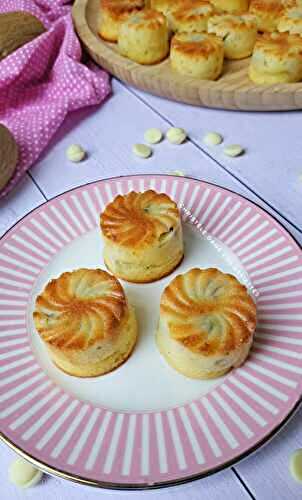 Mini cyclones kiwi et chocolat blanc