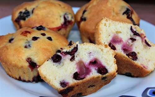 Muffins au Cassis - Délicimô ! Blog de Recettes de Cuisine et Pâtisserie