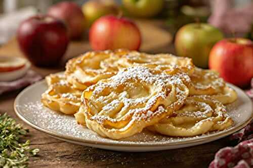 Apfelkiechle : un mélange savoureux de beignet aux pommes et de crêpe
