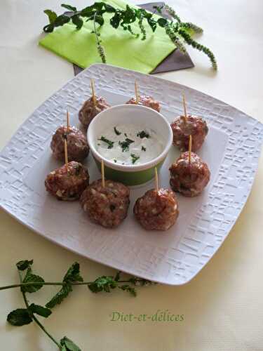 Boulettes à la menthe