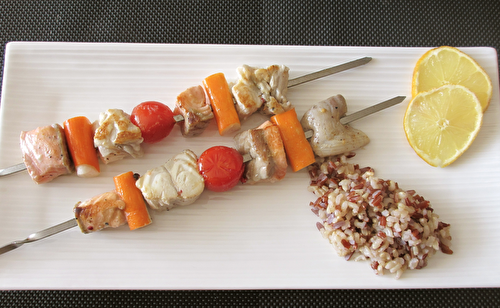 Brochettes de la mer