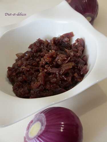 Confit d’oignons rouges