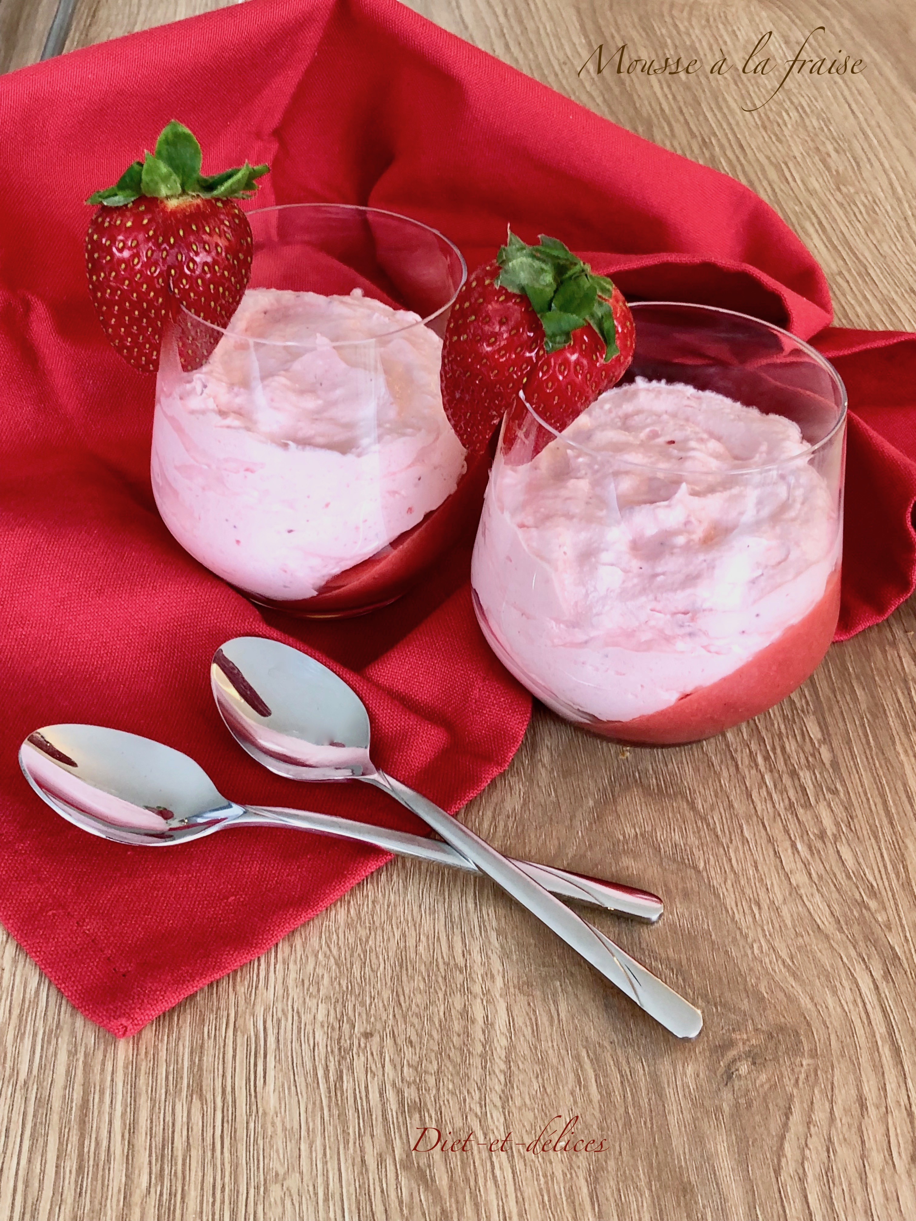 Mousse à la fraise