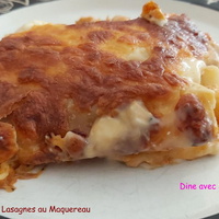 Des Lasagnes au Maquereau