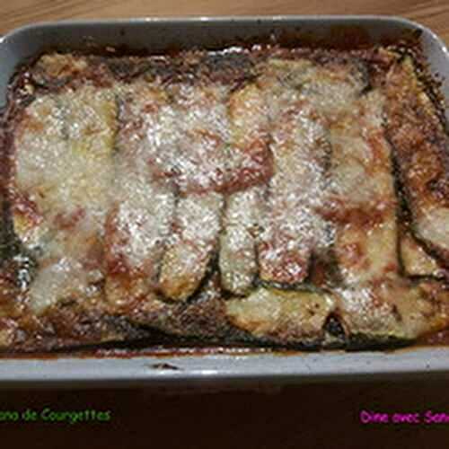 Une Parmigiana de Courgettes