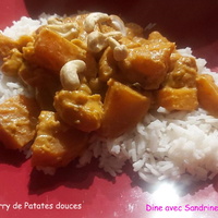 Un Curry de Patates douces (sans viande)