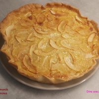 Une Tarte gourmande aux Pommes et Bananes