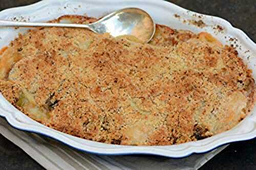 Crumble d’endives au Rocamadour