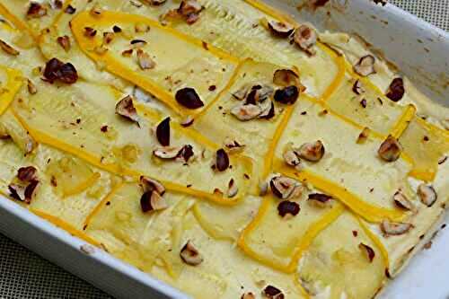 Gratin de courgettes au curry et à la ricotta