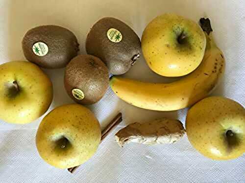 Compote pommes-kiwis:ROBORATIVE!