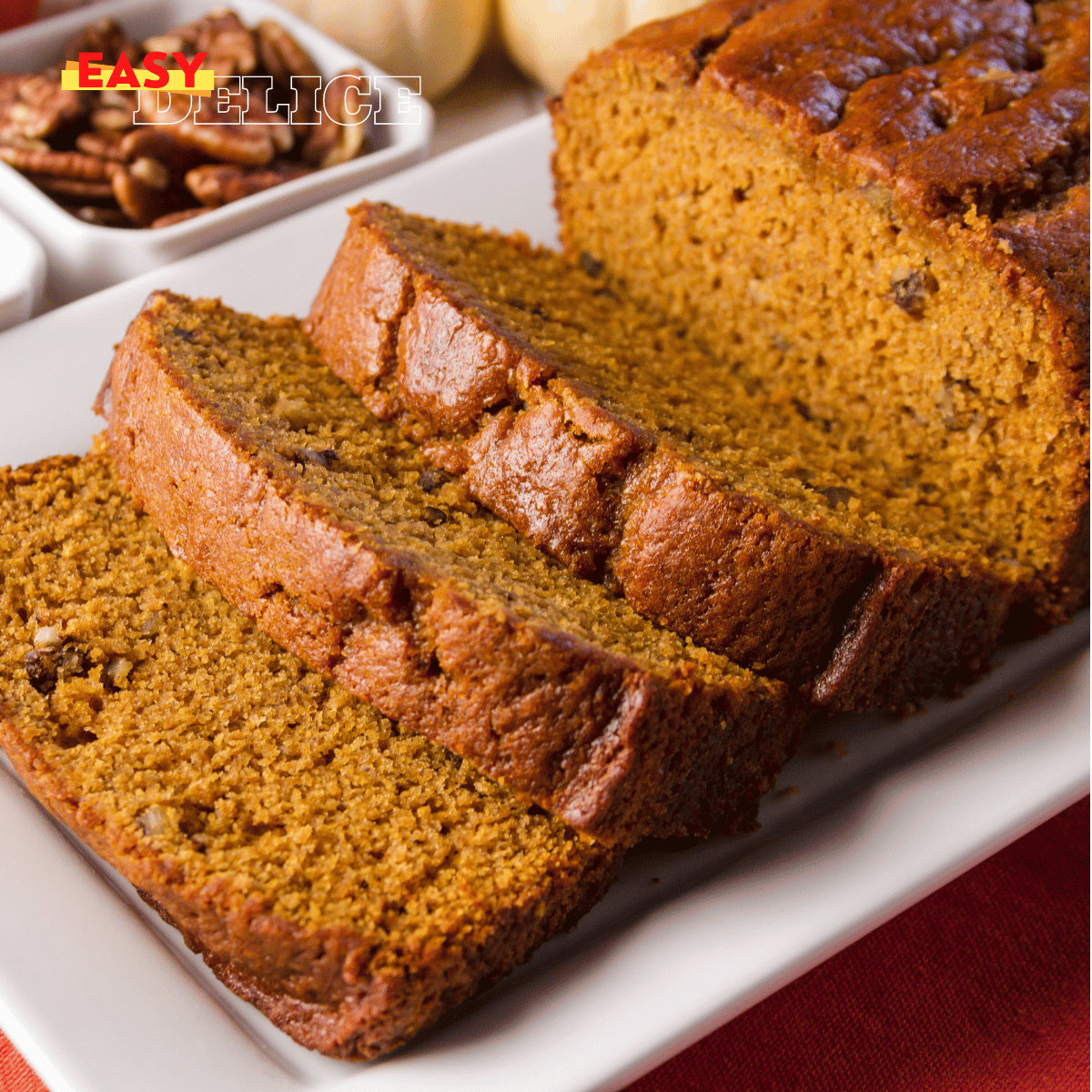 Recette de Cake au Potiron, Épices, Noix et Raisins Secs