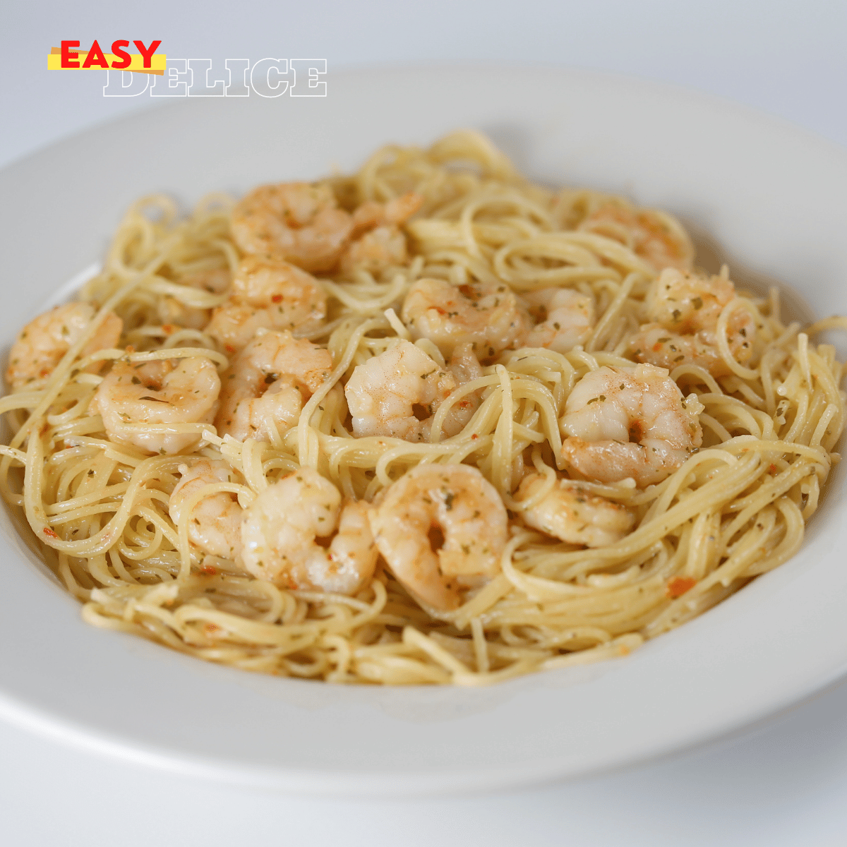 Scampi aux Crevettes avec Pâtes