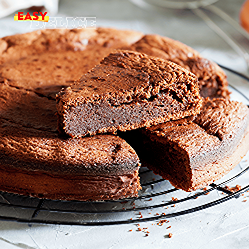 Gâteau au chocolat sans cuisson avec seulement 2 ingrédients