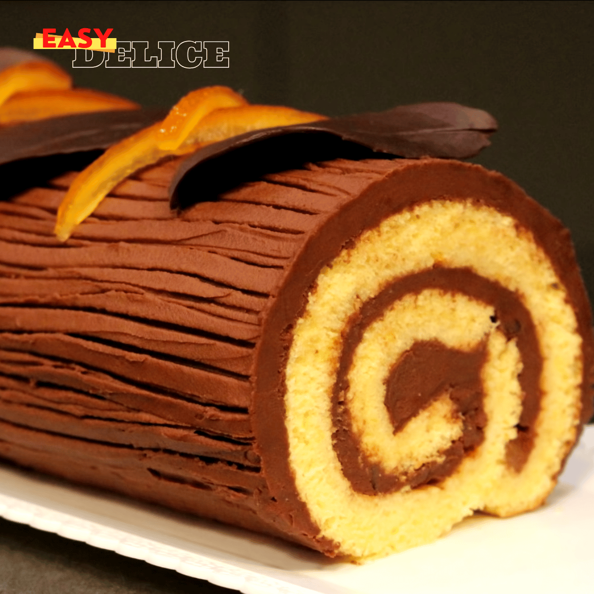 Bûche de Noël Chocolat Orange