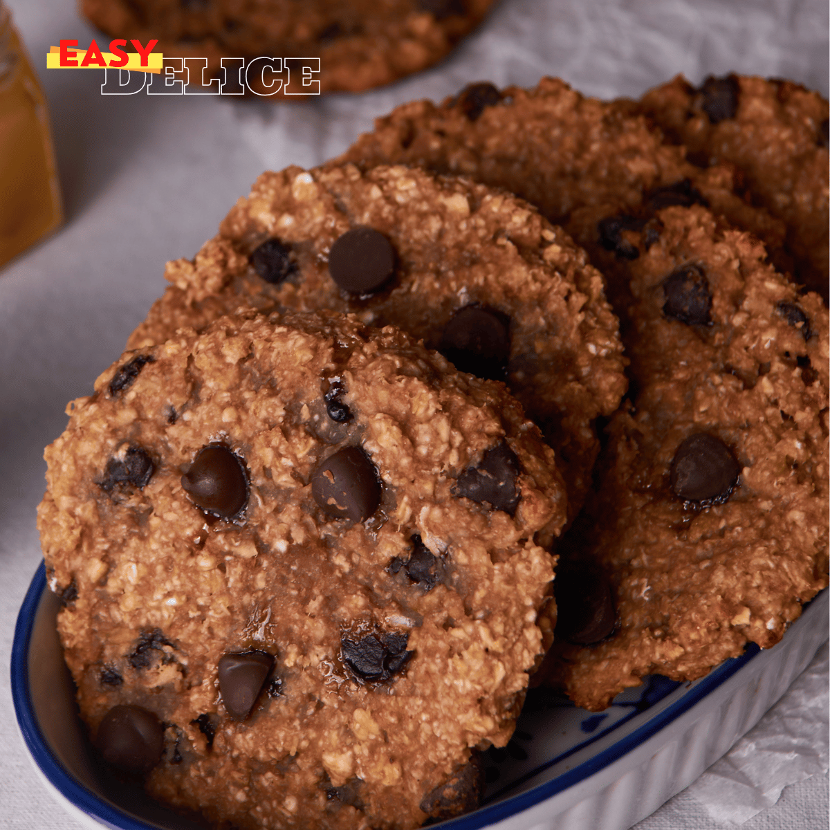 Cookies Banane Avoine et Chocolat