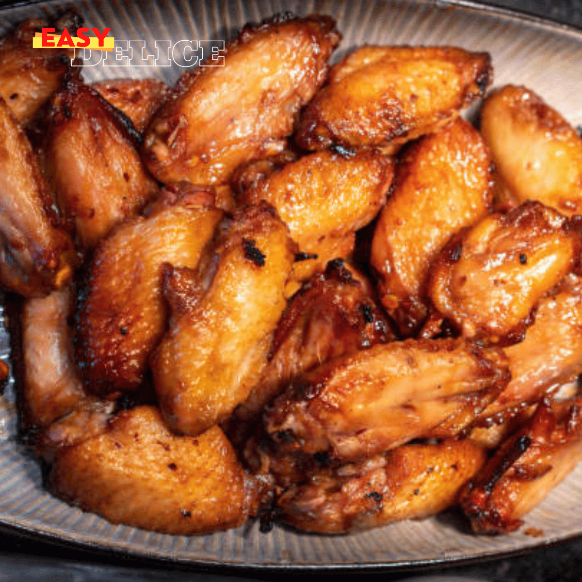 Spicy bourbon chicken wings