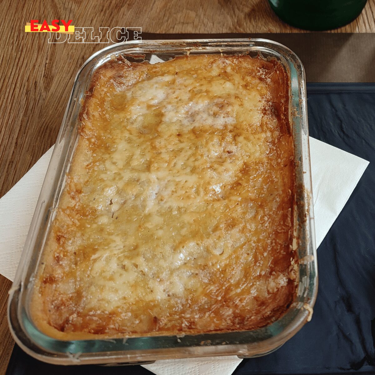 Gratin de pommes de terre et épinards