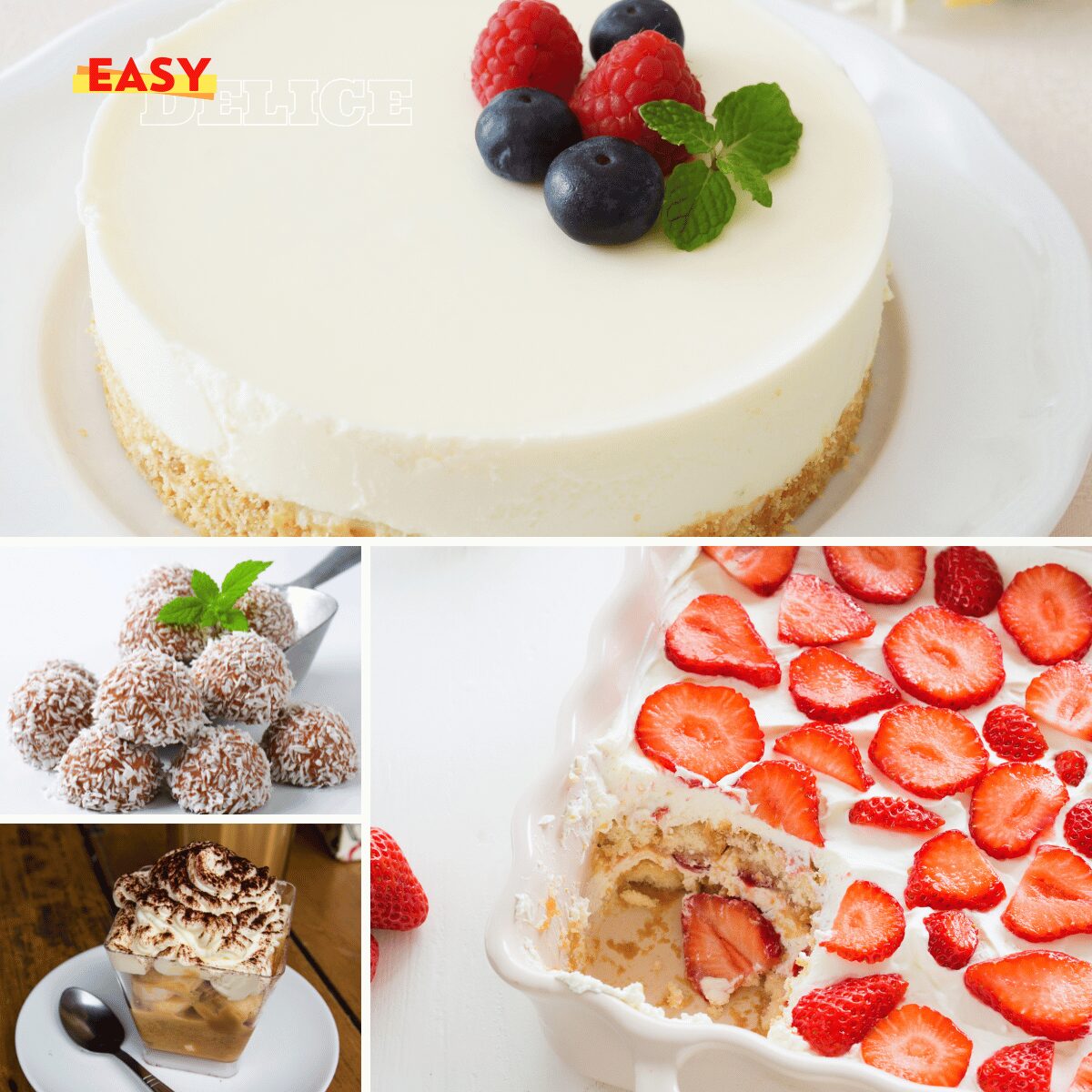 Recettes de Desserts Rapides Sans Cuisson pour Débutants