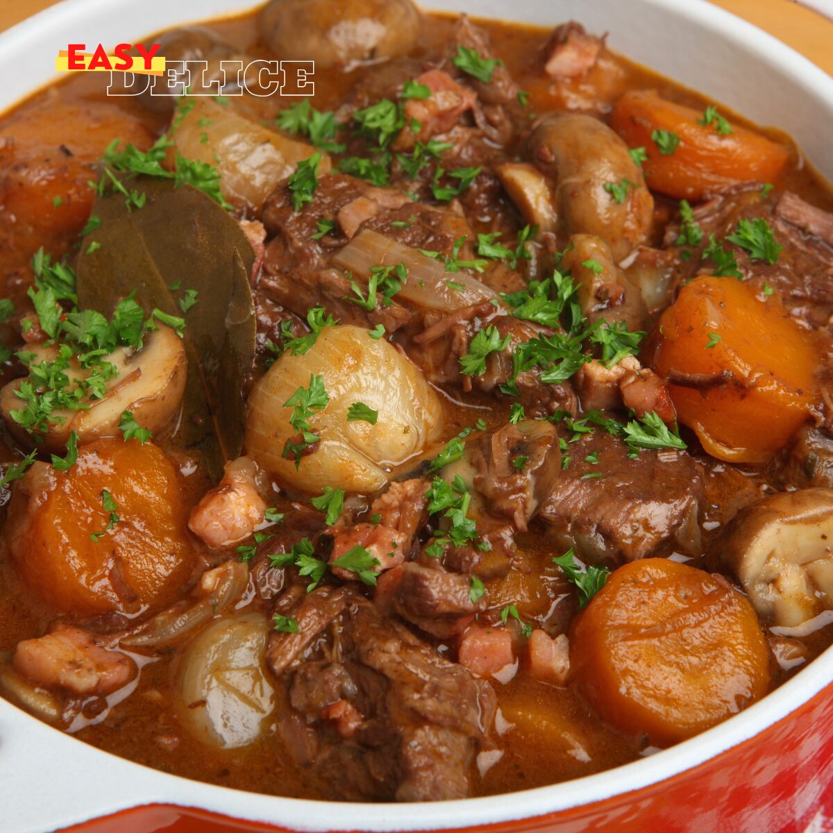 Bœuf Bourguignon au Airfryer