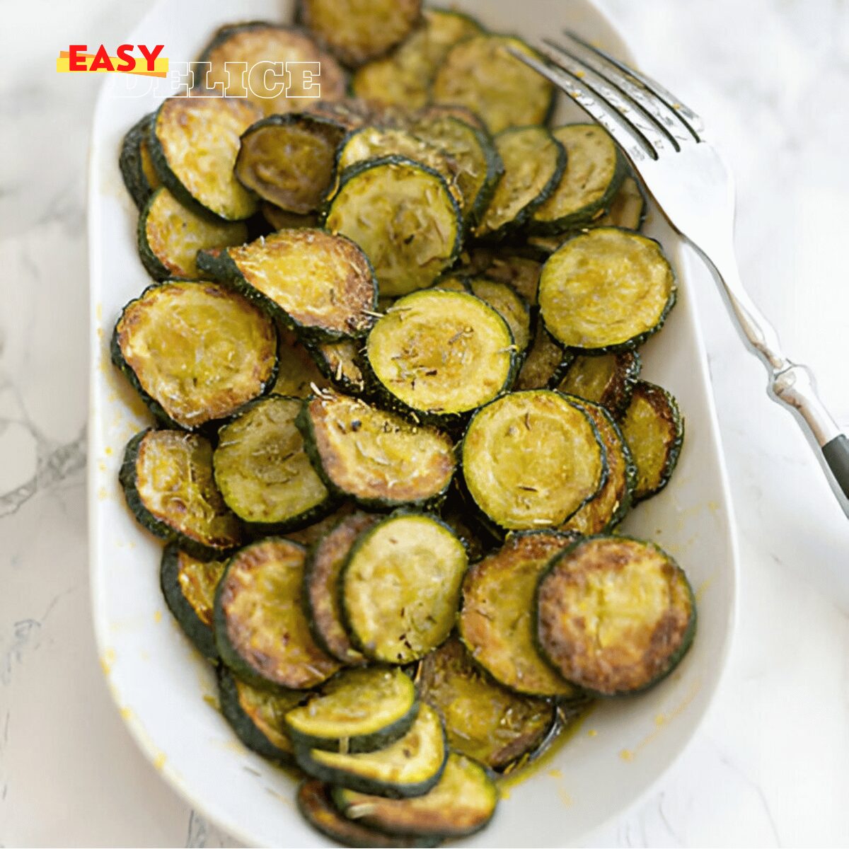 Courgettes aux Herbes Rôties à l’Airfryer