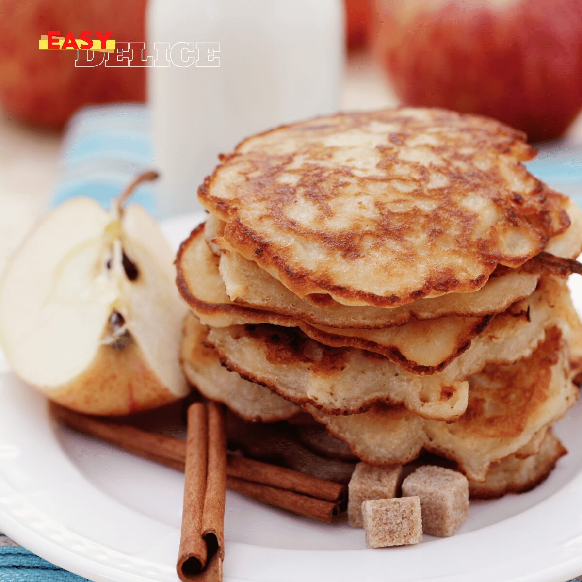 Recette de Crêpes avec du Yaourt et des Pommes : Une Douceur Fruitée