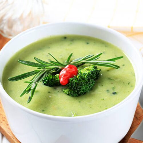 Velouté de Brocoli et Truite