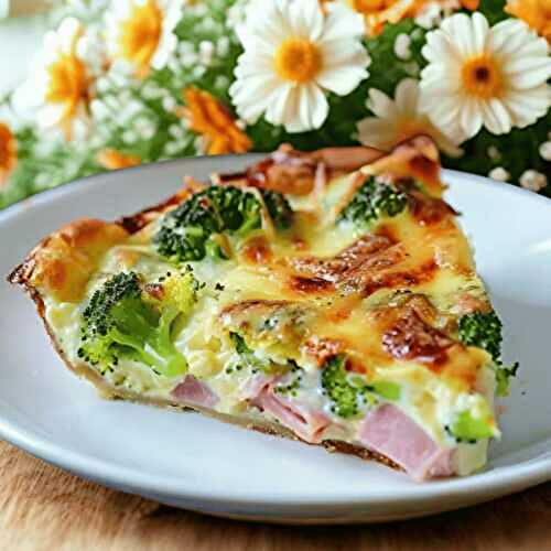 Clafoutis au Brocoli et Jambon