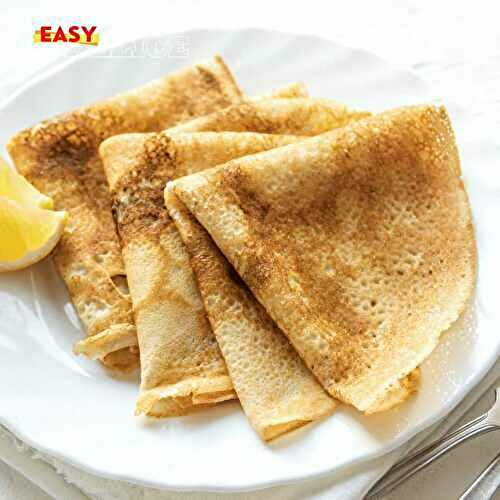 Crêpes au Fromage Blanc sans Farine en 5 Minutes