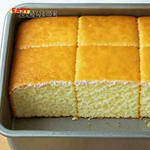 Gâteau Moelleux à la Vanille (Style Gâteau au Yaourt)