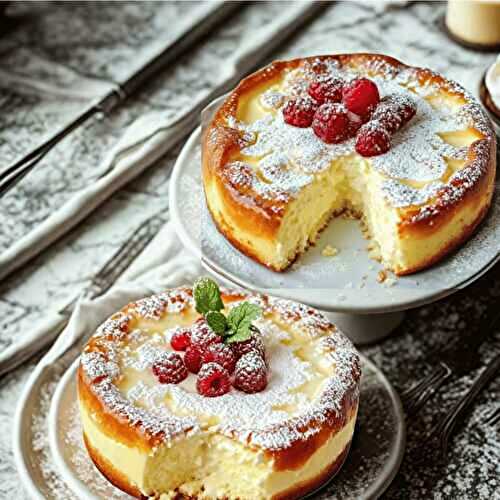 Gâteau Rapide et Crémeux aux 3 Yaourts et 2 Œufs