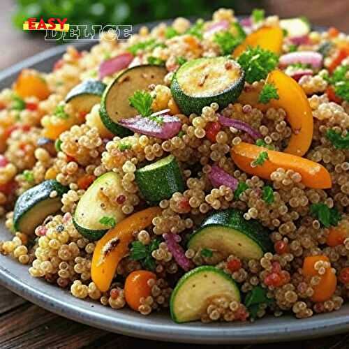 Salade de Quinoa aux Légumes Grillés