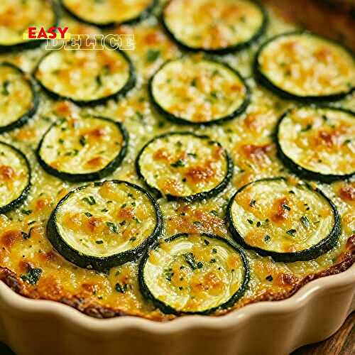 Clafoutis aux Courgettes et Parmesan