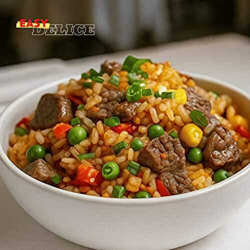 Riz Sauté au Bœuf
