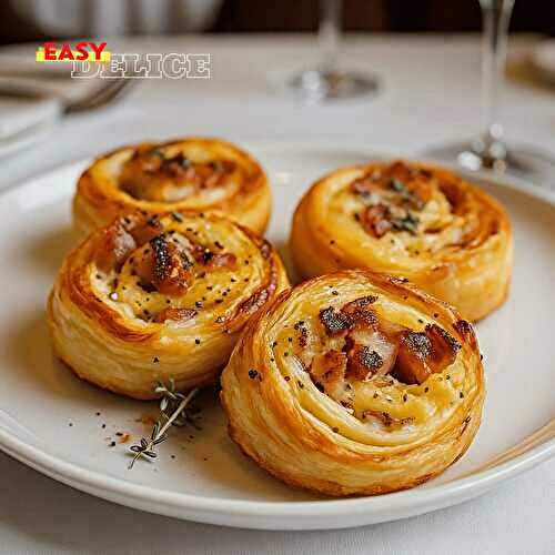 Roulé aux Lardons et Fromage