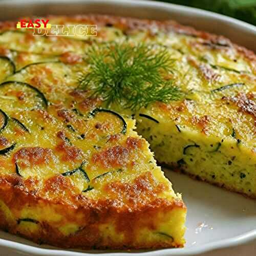 Gâteau Invisible de Courgettes au Parmesan