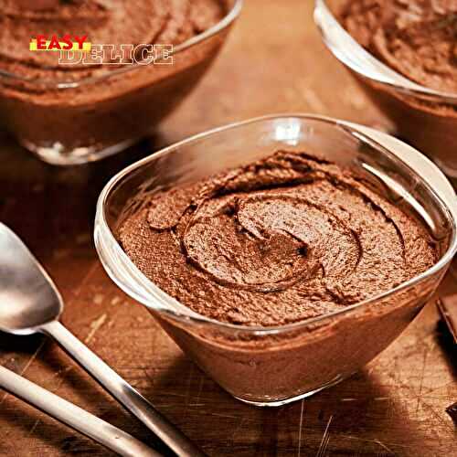 Mousse au Chocolat des Chefs — Texture Aérienne et Goût Intense