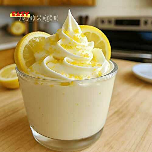 Mousse au Citron Légère et Onctueuse