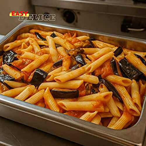 Penne aux Aubergines et Ricotta à la Norma