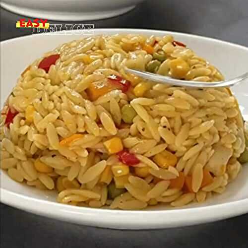 Poêlée d’Orzo au Poulet et aux Légumes